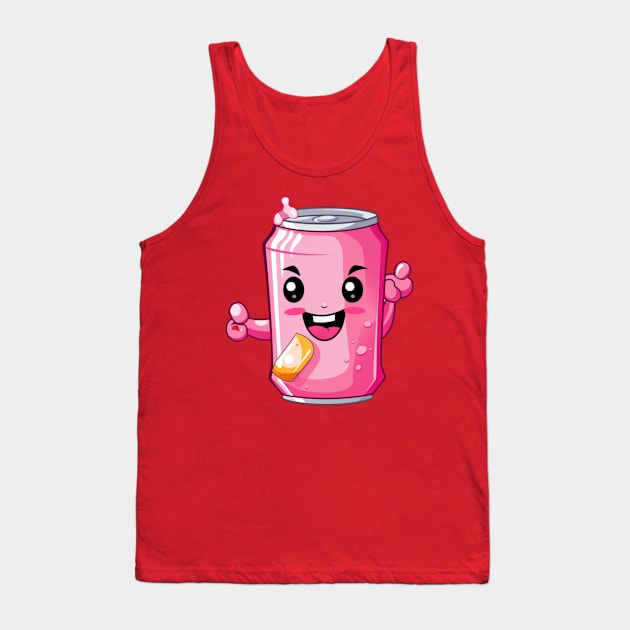 Soft drink cute T-Shirt cute giril Tank Top by nonagobich